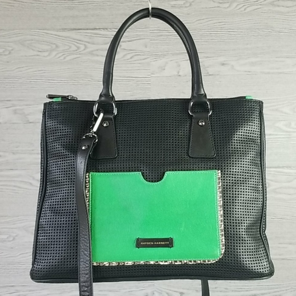 HAYDEN HARNETT // ltd ed ultra-chic 2 piece leather bag & mini clutch - Picture 4 of 16